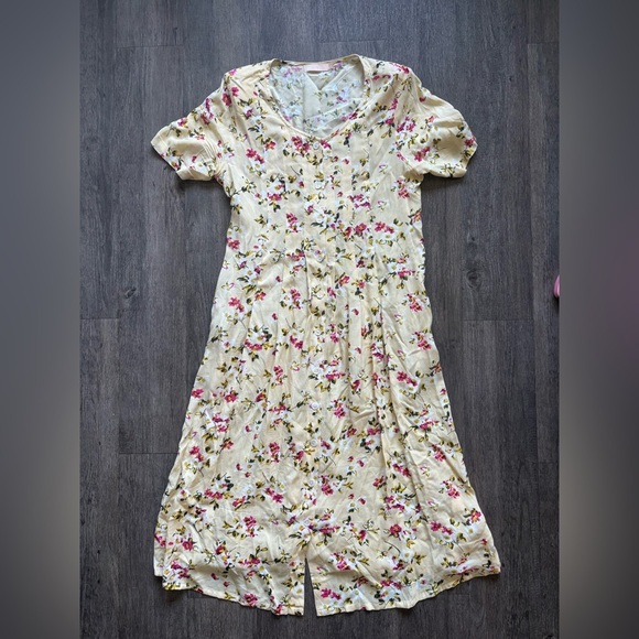 Floral Cream Dress - Picture 1 of 5